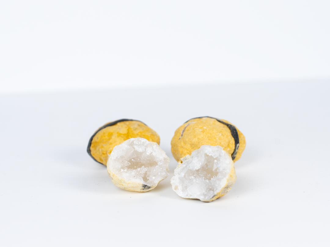 Bergkristal geode klein