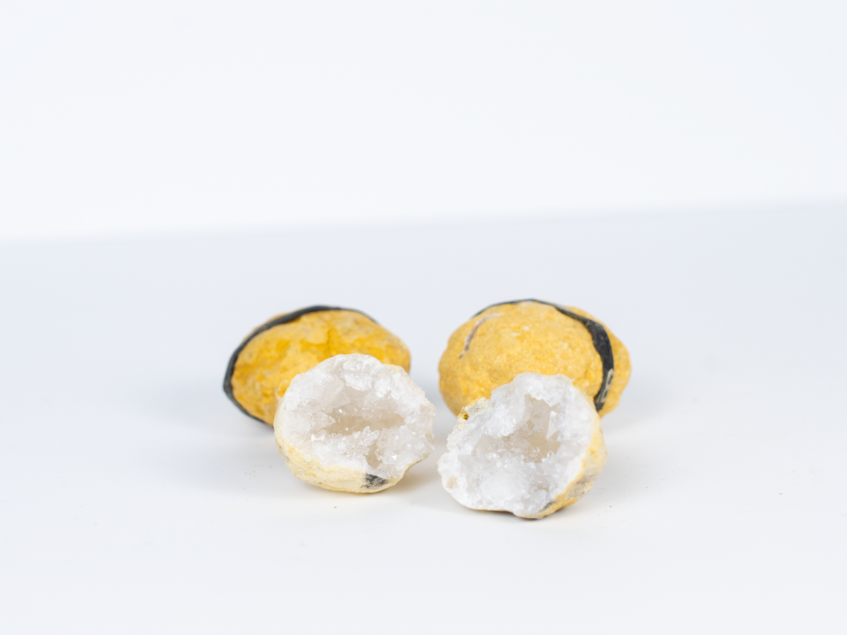 Bergkristal geode klein
