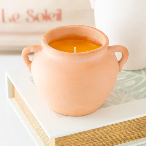 Kaars - Terracotta pot Citronella