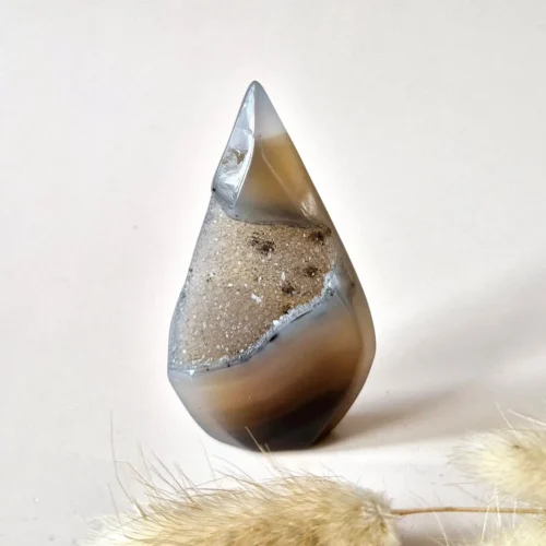 Druzy agaat - Flame #17