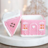 Wax brander - Pink gingerbread house